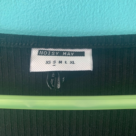 Noisy May Long Sleeve Thong Bodysuit - Picture 2 of 2